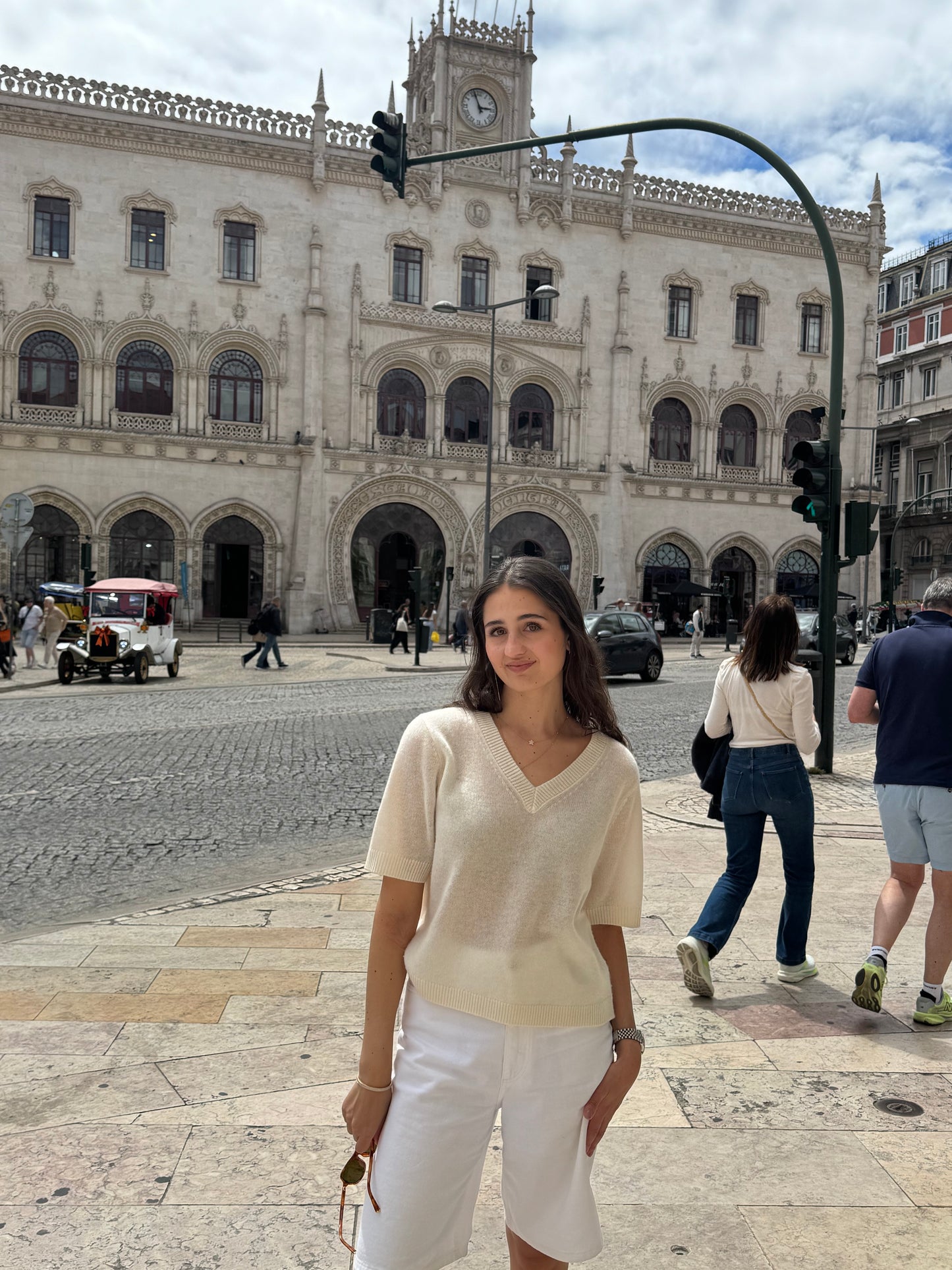 Riva T-shirt – Off White fra O'TAY