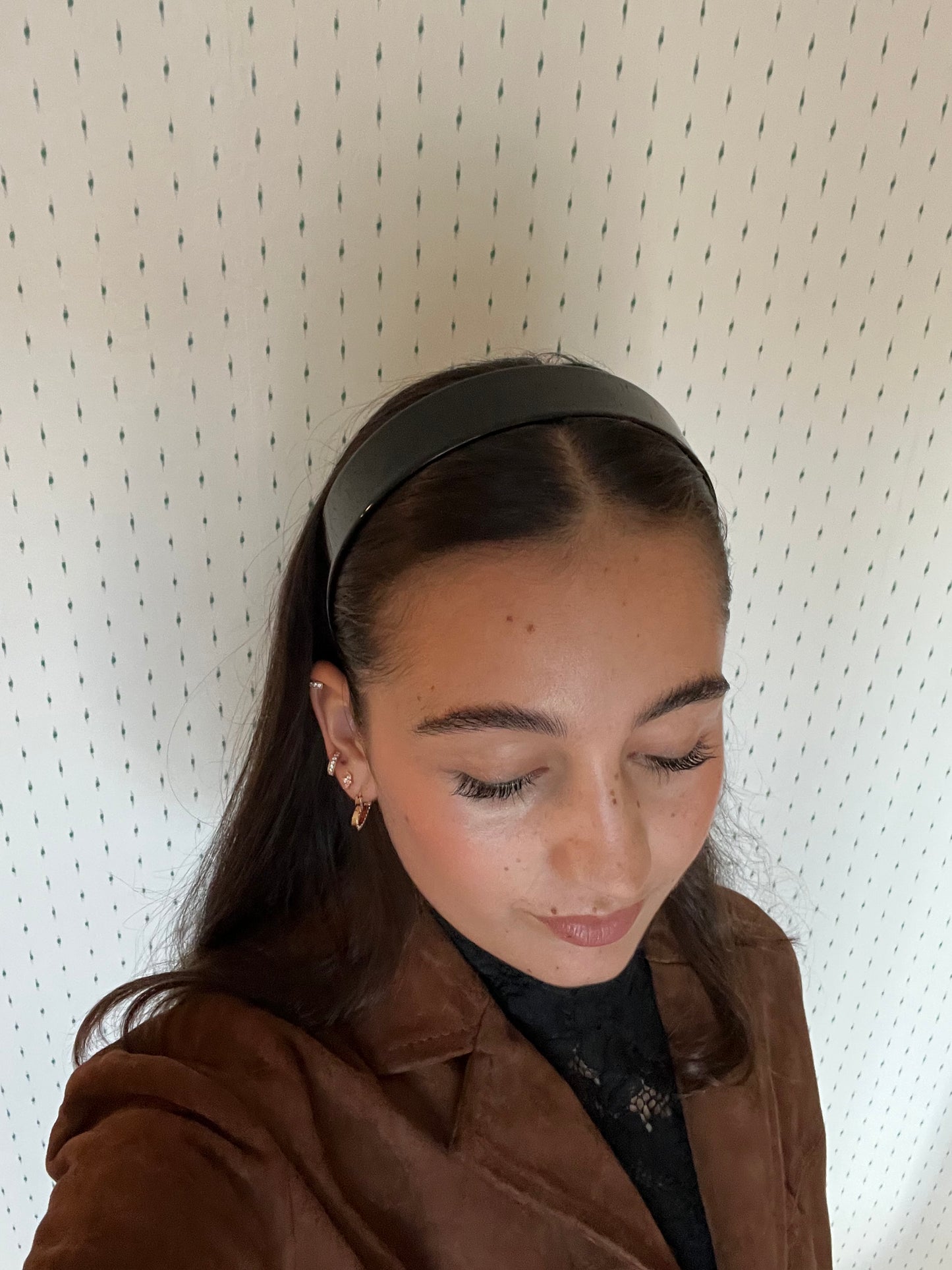 The Milan Hairband - Sort, Fra POLÉ