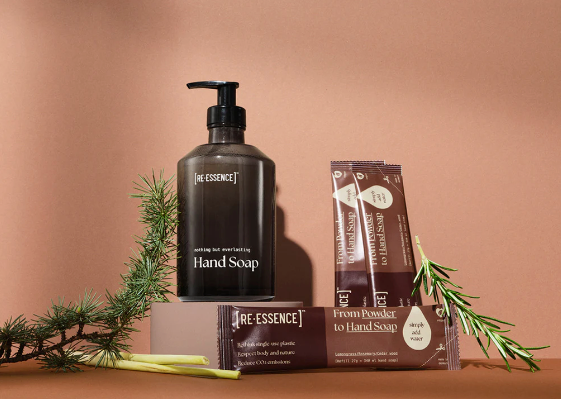 RE·ESSENCE Starter Sæt – Citrongræs / Rosmarin / Cedertræ