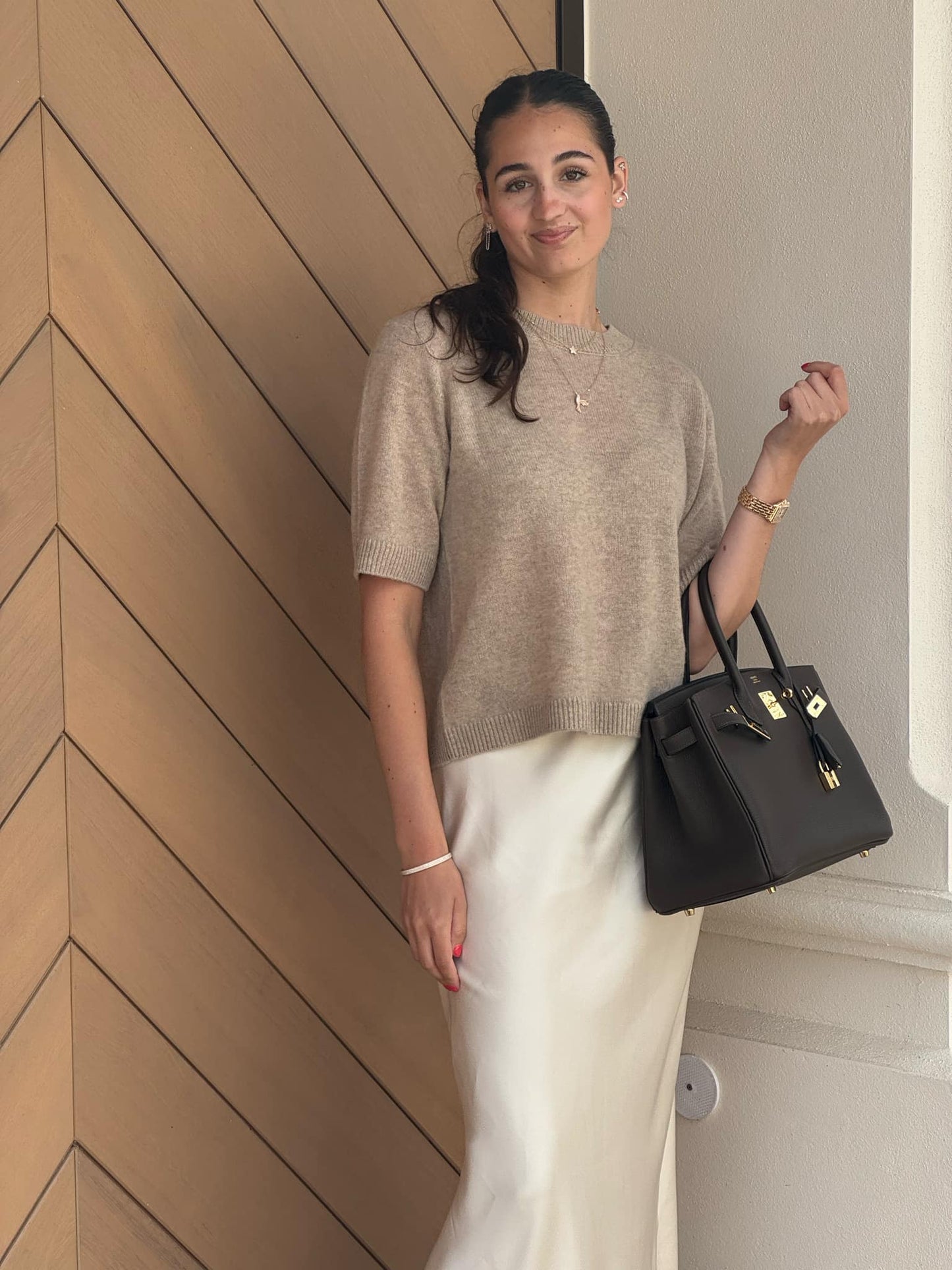 Laura T-shirt - Sand