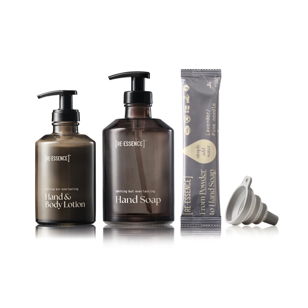 RE·ESSENCE Gaveæske - Duo håndsæbe & lotion - Lavendel/Fyrrenål