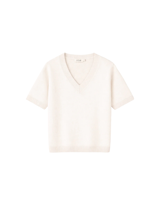 Riva T-shirt – Off White fra O'TAY