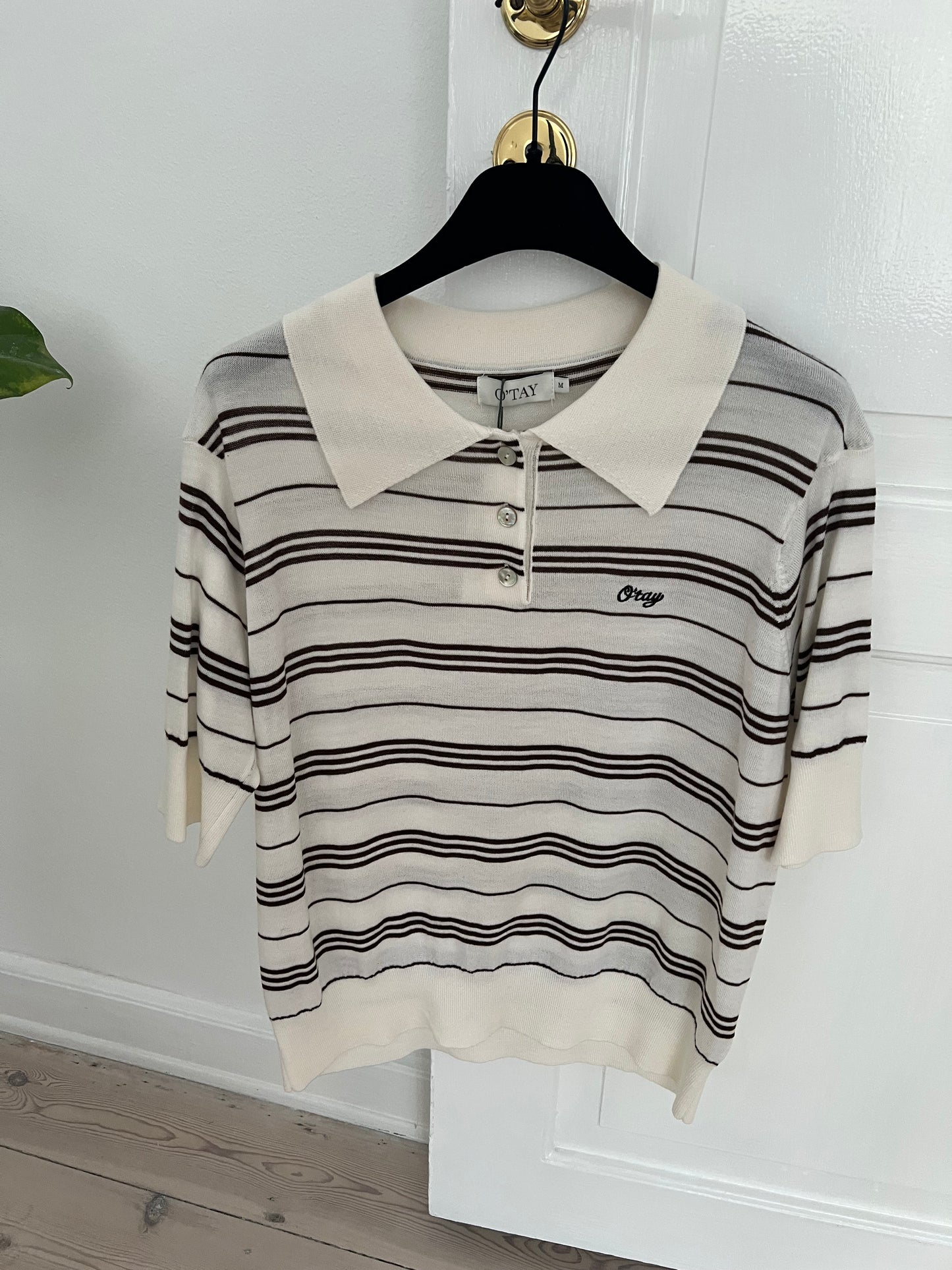 T-shirt i merinould – Malli polo fra O'TAY